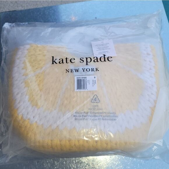 Kate Spade Lemon Medium Tote picnic perfect yellow - Picture 6 of 10